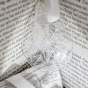 Lucky dip engraved snowflake decorative lens decoration. Made from reclaimed glasses lenses. - Image 4