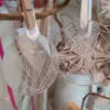 Lucky dip engraved snowflake decorative lens decoration. Made from reclaimed glasses lenses. - Image 6