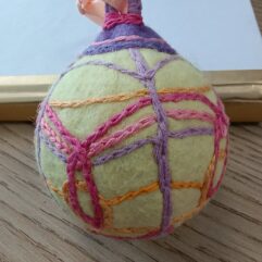 Reclaimed Embroidered Bauble