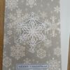 White and Grey snowflake cards